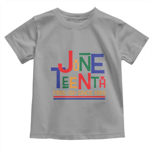 Free Ish Toddler T Shirt Juneteenth Celebration Since 1865 Retro TS01 Sport Gray Print Your Wear