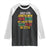 Juneteenth 1865 Raglan Shirt Not July 4th Because My Ancestors Weren't Free in 1776 TS01 Black White Print Your Wear