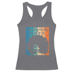 Unapologetically Dope Black Racerback Tank Top African American Pride TS01 Charcoal Print Your Wear