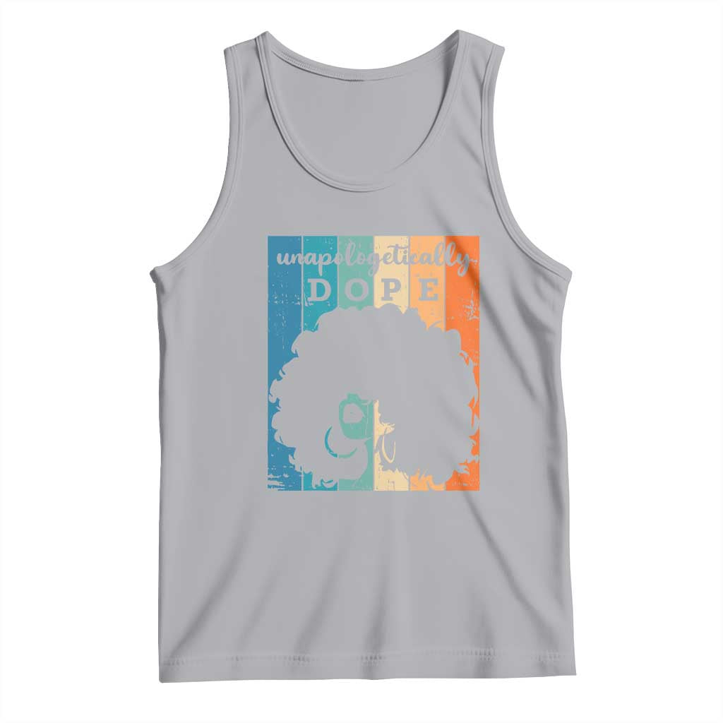 Unapologetically Dope Black Tank Top African American Pride TS01 Athletic Heather Print Your Wear