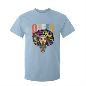 Black Queen T Shirt For Kid Proud Melanin Strong Educated Retro Vintage TS01 Light Blue Print Your Wear