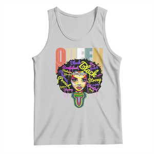 Black Queen Tank Top Proud Melanin Strong Educated Retro Vintage TS01 Ash Print Your Wear