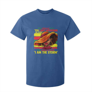 Proud Black African American Ladies T Shirt For Kid Black History Month TS01 Royal Blue Print Your Wear