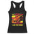Proud Black African American Ladies Racerback Tank Top Black History Month TS01 Black Print Your Wear