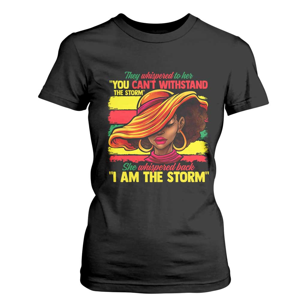 Proud Black African American Ladies T Shirt For Women Black History Month TS01 Black Print Your Wear