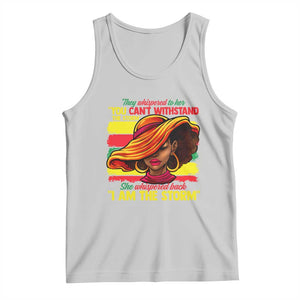 Proud Black African American Ladies Tank Top Black History Month TS01 Ash Print Your Wear