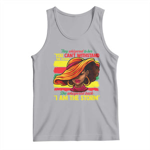 Proud Black African American Ladies Tank Top Black History Month TS01 Athletic Heather Print Your Wear