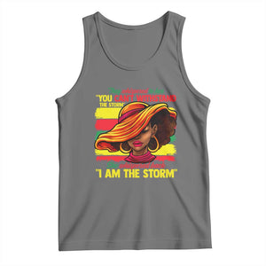 Proud Black African American Ladies Tank Top Black History Month TS01 Black Heather Print Your Wear