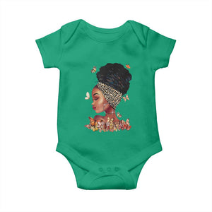 Black Girl Magic Baby Onesie Afro Melanin Queen African American Women TS01 Irish Green Print Your Wear
