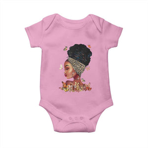 Black Girl Magic Baby Onesie Afro Melanin Queen African American Women TS01 Light Pink Print Your Wear