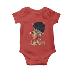 Black Girl Magic Baby Onesie Afro Melanin Queen African American Women TS01 Red Print Your Wear