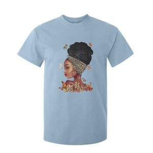 Black Girl Magic T Shirt For Kid Afro Melanin Queen African American Women TS01 Light Blue Print Your Wear