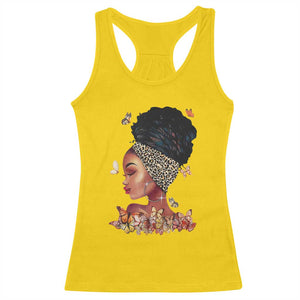 Black Girl Magic Racerback Tank Top Afro Melanin Queen African American Women TS01 Daisy Print Your Wear