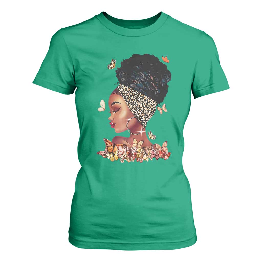 Black Girl Magic T Shirt For Women Afro Melanin Queen African American Women TS01 Irish Green Print Your Wear