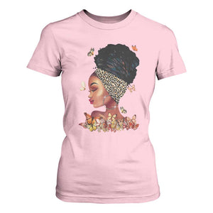 Black Girl Magic T Shirt For Women Afro Melanin Queen African American Women TS01 Light Pink Print Your Wear