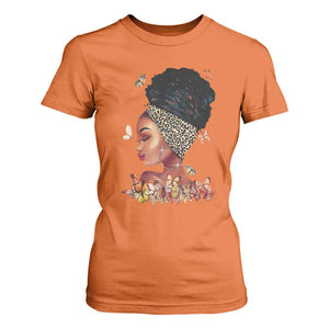 Black Girl Magic T Shirt For Women Afro Melanin Queen African American Women TS01 Orange Print Your Wear