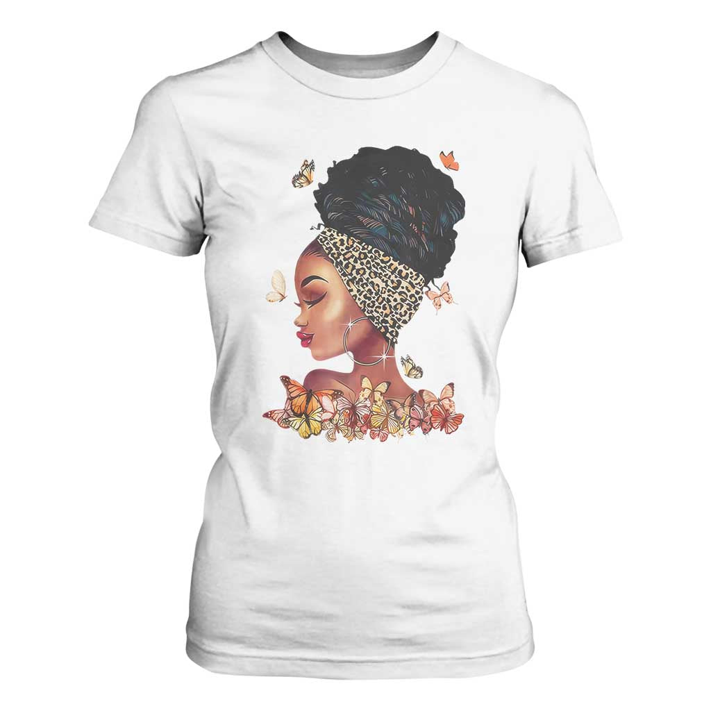 Black Girl Magic T Shirt For Women Afro Melanin Queen African American Women TS01 White Print Your Wear