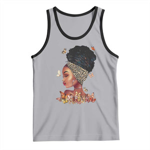 Black Girl Magic Tank Top Afro Melanin Queen African American Women TS01 Athletic Heather Black Print Your Wear