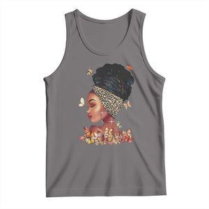 Black Girl Magic Tank Top Afro Melanin Queen African American Women TS01 Deep Heather Print Your Wear