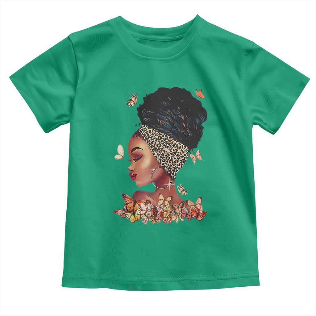 Black Girl Magic Toddler T Shirt Afro Melanin Queen African American Women TS01 Irish Green Print Your Wear
