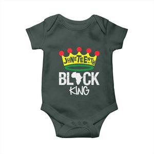 Juneteenth Black King Baby Onesie 1865 African Pride Black Power TS01 Print Your Wear