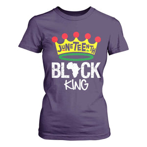 Juneteenth Black King T Shirt For Women 1865 African Pride Black Power TS01 Purple Print Your Wear