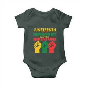 Juneteenth Is My Independence Day Baby Onesie Because BLM TS01 Print Your Wear