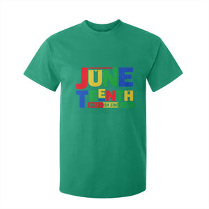 Juneteenth Free Ish Since 1865 T Shirt For Kid TS01 Irish Green Print Your Wear
