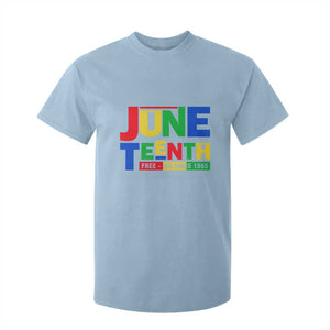 Juneteenth Free Ish Since 1865 T Shirt For Kid TS01 Light Blue Print Your Wear