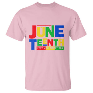 Juneteenth Free Ish Since 1865 T Shirt TS01 Light Pink Printyourwear