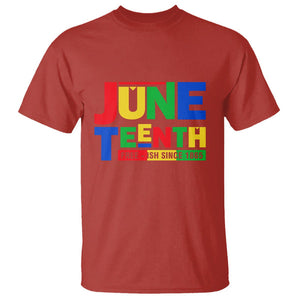 Juneteenth Free Ish Since 1865 T Shirt TS01 Red Printyourwear