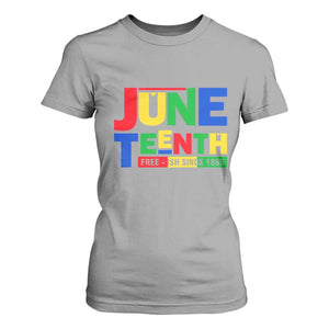 Juneteenth Free Ish Since 1865 T Shirt For Women TS01 Sport Gray Print Your Wear