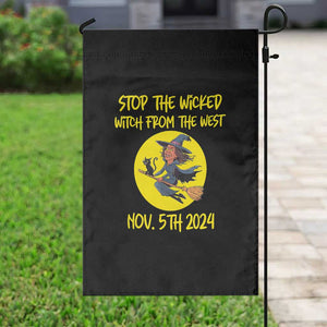 Halloween Witchy Garden Flag Stop The Wicked From The West TS01 Print Your Wear