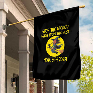 Halloween Witchy Garden Flag Stop The Wicked From The West TS01 Print Your Wear