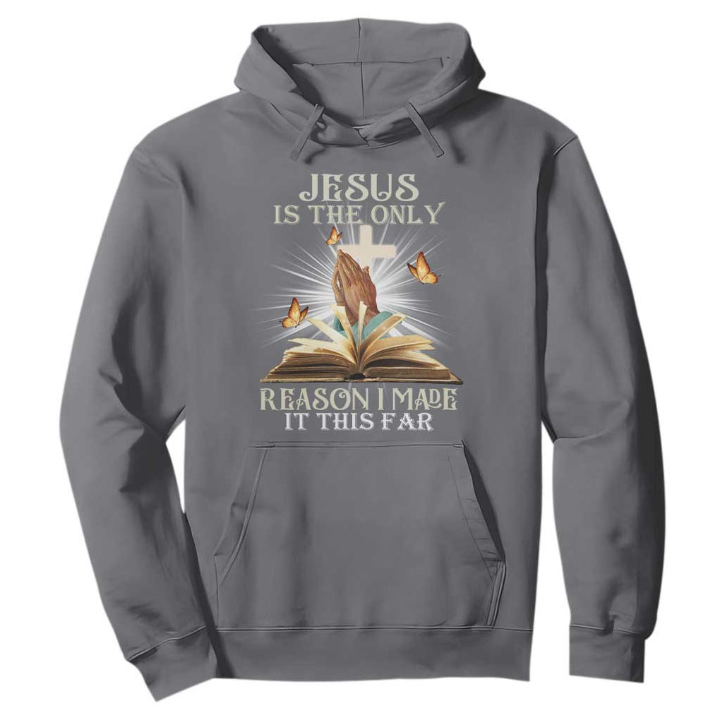 Jesus Is the Only Way Hoodie Christian Faith TS01 Charcoal Print Your Wear