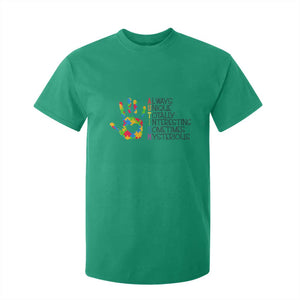 Autism Definition T Shirt For Kid Always Unique Totally Interesting Sometimes Mysterious Puzzle Hand TS01 Irish Green Printyourwear