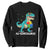 Dinosaur Autism Sweatshirt Au-somesaurus Word Pun Puzzle Piece TS01 Black Printyourwear