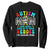 Autism Mom Sweatshirt Some People Look Up to Heroes I'm Raising Mine Messy Bun Mother TS01 Black Printyourwear