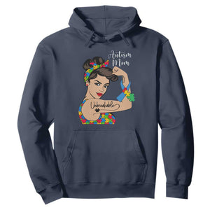 Autism Mom Hoodie Unbreakable Woman TS01 Navy Printyourwear