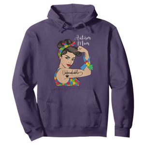 Autism Mom Hoodie Unbreakable Woman TS01 Purple Printyourwear
