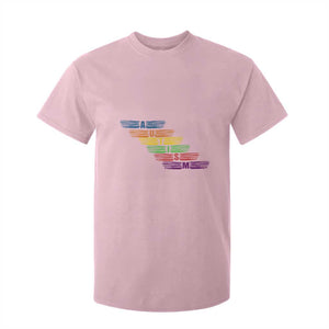 Embrace Autism T Shirt For Kid Love Support Spectrum Typography TS01 Light Pink Printyourwear