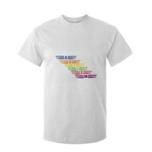 Embrace Autism T Shirt For Kid Love Support Spectrum Typography TS01 White Printyourwear