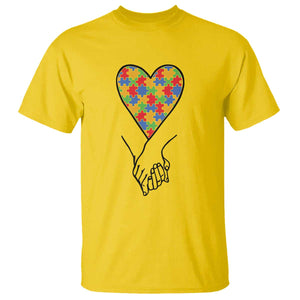 Heart Autism Awareness T Shirt Spectrum Puzzle Piece Together Love Support TS01 Daisy Printyourwear