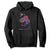 Autism Awareness Hoodie Colorful Sunflower With Bird Spectrum Ribbon TS01 Black Printyourwear