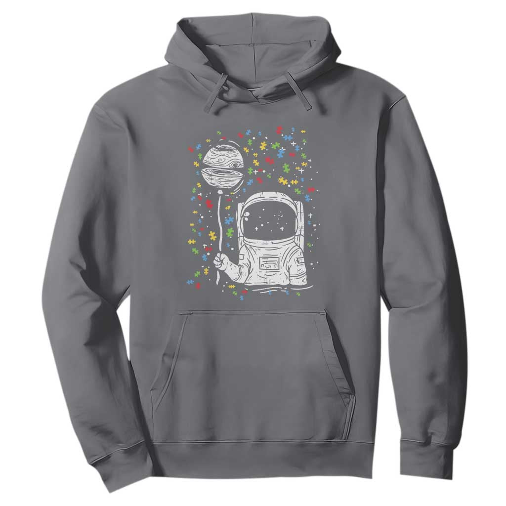 Astronaut Autism Hoodie TS01 Charcoal Printyourwear