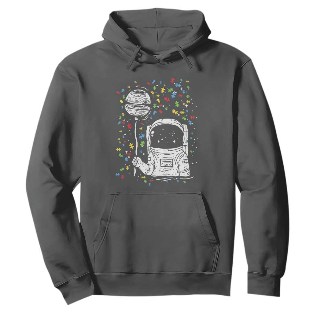 Astronaut Autism Hoodie TS01 Dark Heather Printyourwear