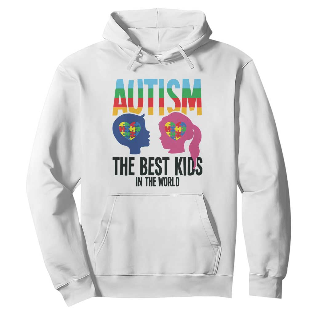 Proud Autism Hoodie The Best Kids In The World TS01 White Printyourwear