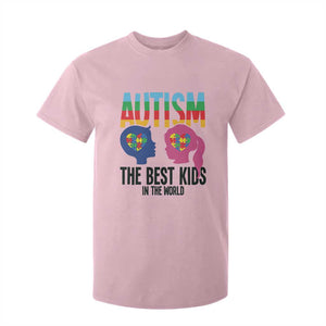 Proud Autism T Shirt For Kid The Best Kids In The World TS01 Light Pink Printyourwear