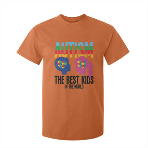 Proud Autism T Shirt For Kid The Best Kids In The World TS01 Orange Printyourwear