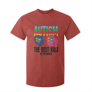 Proud Autism T Shirt For Kid The Best Kids In The World TS01 Red Printyourwear